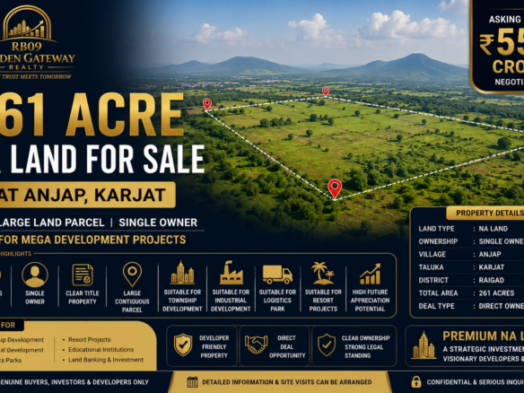 261 Acre NA Land for Sale at Anjap, Karjat | Single Owner